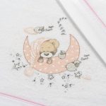 Interbaby Interbaby New Sleeping Set Σεντόνια Φανέλα White/Pink