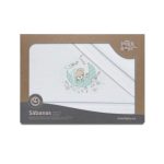 Interbaby New Sleeping Set Σεντόνια Φανέλα White/Verde