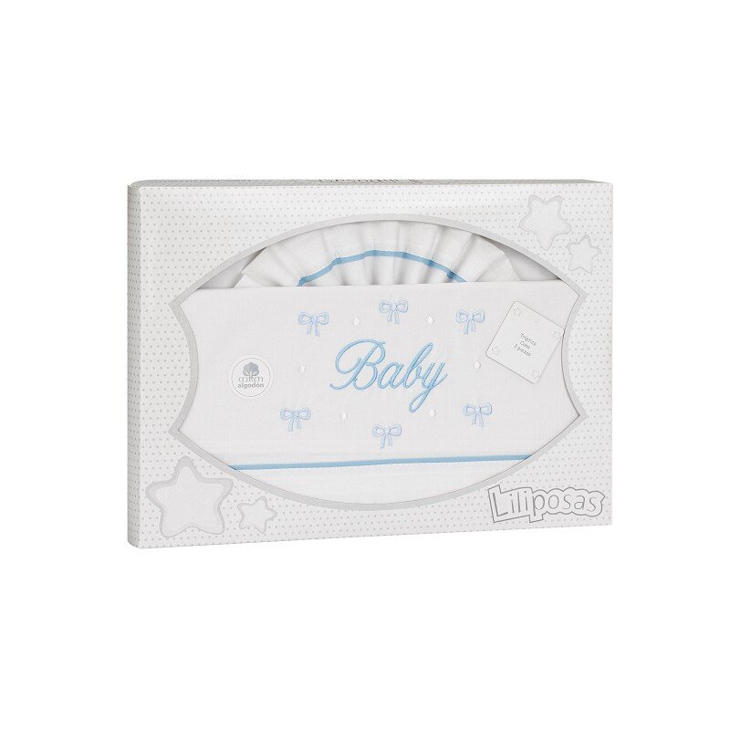 Ιnterbaby My Baby Σεντόνια Λίκνου Σετ 3 Τεμ 50×80 Blue