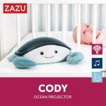 Zazu CODY Κάβουρας Προτζέκτορας με Κίνηση Ψαριών Κύματα 3 Στάδια Ύπνου & Λευκοί Ήχοι Θάλασσας