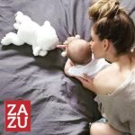Zazu KidsΑρνάκι Νανουρίσματος με Χτύπους Καρδιάς Λευκούς Ήχους