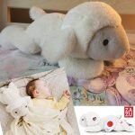 Zazu KidsΑρνάκι Νανουρίσματος με Χτύπους Καρδιάς Λευκούς Ήχους