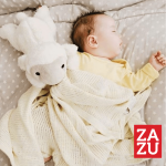 Zazu KidsΑρνάκι Νανουρίσματος με Χτύπους Καρδιάς Λευκούς Ήχους