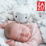 Zazu KidsΑρνάκι Νανουρίσματος με Χτύπους Καρδιάς Λευκούς Ήχους