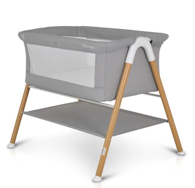 Cangaroo Kalinihta Λίκνο Gray Wooden Print