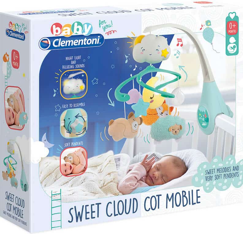 Baby Clementoni For You Βρεφικό Μουσικό Περιστρεφόμενο Skydreams