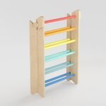 Eli Neli Montessori Pikler Σετ Τρίγωνο Και Ράμπα Διπλής Όψης με Επιφάνεια Αναρρίχησης