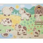 Eli Neli Montessori Farm Ξύλινο Τρισδιάστατο Παζλ Με Ζωάκια