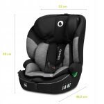 Lionelo Levi One i-size Κάθισμα Αυτοκινήτου 76cm-150cm/9-36kg Black Gray