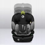 Lionelo Levi One i-size Κάθισμα Αυτοκινήτου 76cm-150cm/9-36kg Black Gray