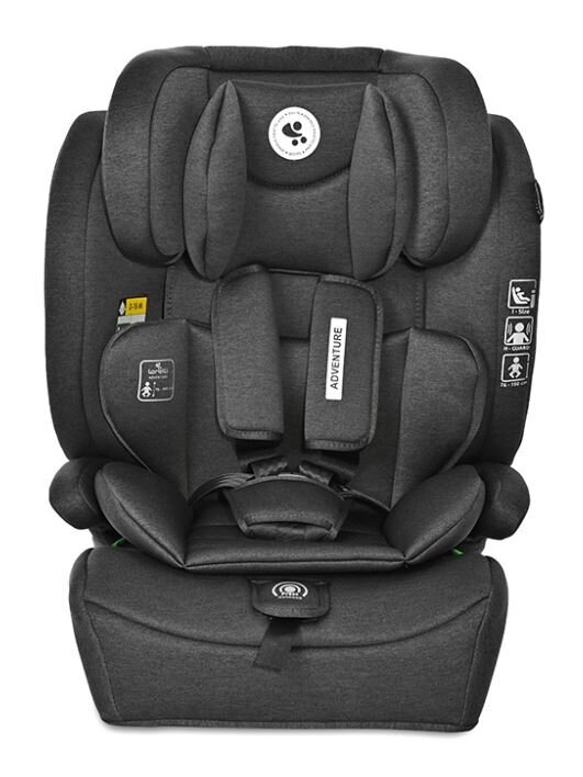 Lorelli Adventure i-size Κάθισμα Αυτοκινήτου 76cm-150cm/9-36kg Black Jasper