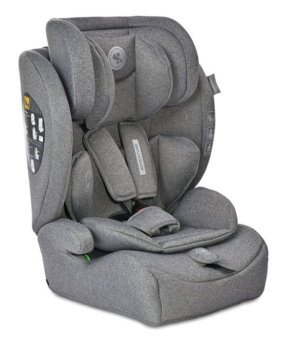 Lorelli Adventure i-size Κάθισμα Αυτοκινήτου 76cm-150cm/9-36kg Gray