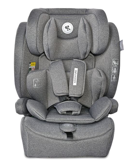Lorelli Adventure i-size Κάθισμα Αυτοκινήτου 76cm-150cm/9-36kg Gray
