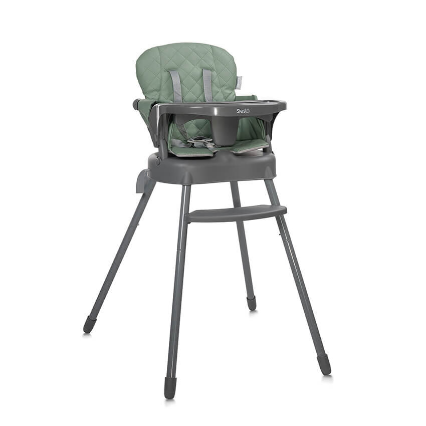 Lorelli Siesta Καρεκλάκι Φαγητού 3in1 Green Leather