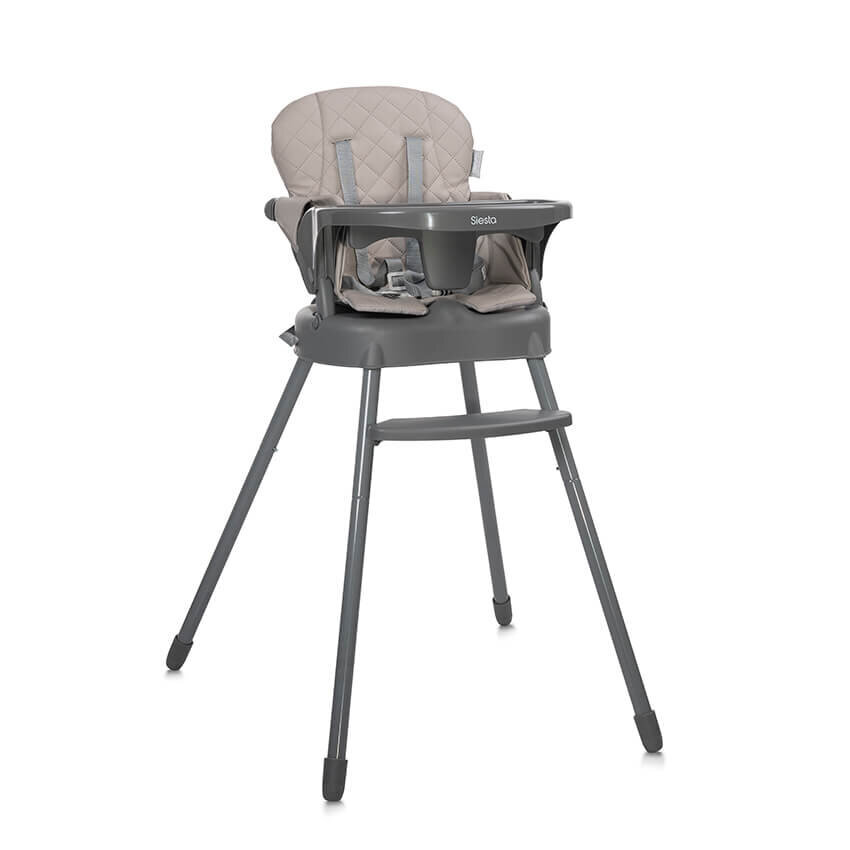 Lorelli Siesta Καρεκλάκι Φαγητού 3in1 Beige Leather