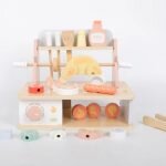 EliNeli Montessori Ξύλινη ψησταριά για παιδιά με αξεσουάρ – Set BBQ
