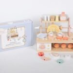 EliNeli Montessori Ξύλινη ψησταριά για παιδιά με αξεσουάρ – Set BBQ