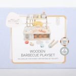 EliNeli Montessori Ξύλινη ψησταριά για παιδιά με αξεσουάρ – Set BBQ