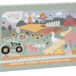 EliNeli Montessori Μαγνητικό παιχνίδι (παζλ) 2 σε 1 – Αγρόκτημα