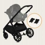Lionelo Layla Καρότσι Βρεφικό 3 σε 1 έως 22kg Brown Rust