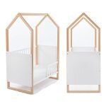 Drewex Little House Κούνια  White/Oak