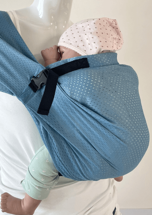 Mini Monkey: Μάρσιπος-Sling Ελαφρύς και αδιάβροχος- Blue