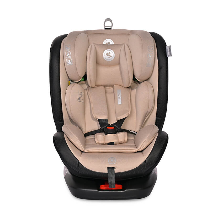 Lorelli Ares i-size 40-150cm κάθισμα αυτοκινήτου isofix Anti Rebound Bar Beige